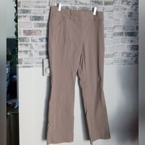 Tan Straight-Leg Pants
